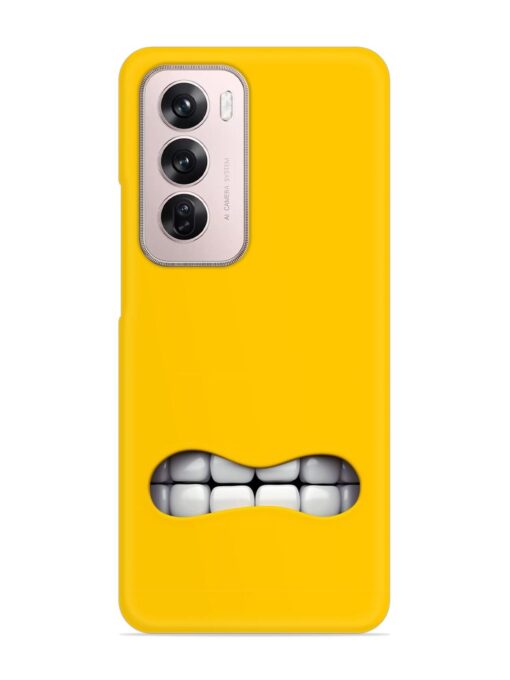 Mouth Character On Snap Case for Oppo Reno 12 Pro (5G) Zapvi