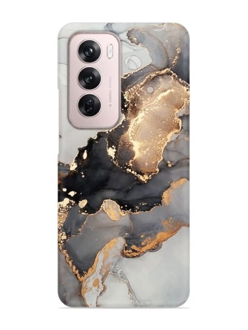 Luxury Abstract Fluid Snap Case for Oppo Reno 12 Pro (5G) Zapvi