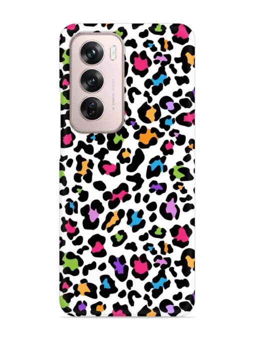 Seamless Leopard Pattern Snap Case for Oppo Reno 12 Pro (5G) Zapvi