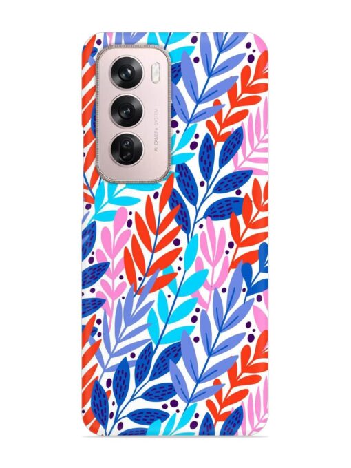 Bright Floral Tropical Snap Case for Oppo Reno 12 Pro (5G) Zapvi