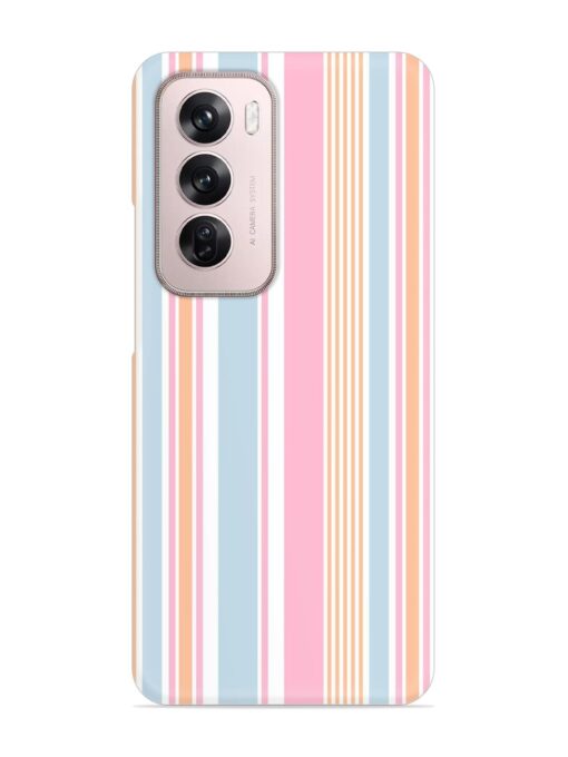 Stripe Seamless Pattern Snap Case for Oppo Reno 12 Pro (5G) Zapvi