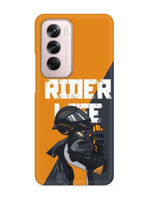 Rider Life Snap Case for Oppo Reno 12 Pro (5G) Zapvi