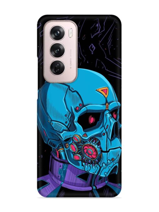 Skull Robo Vector Snap Case for Oppo Reno 12 Pro (5G) Zapvi