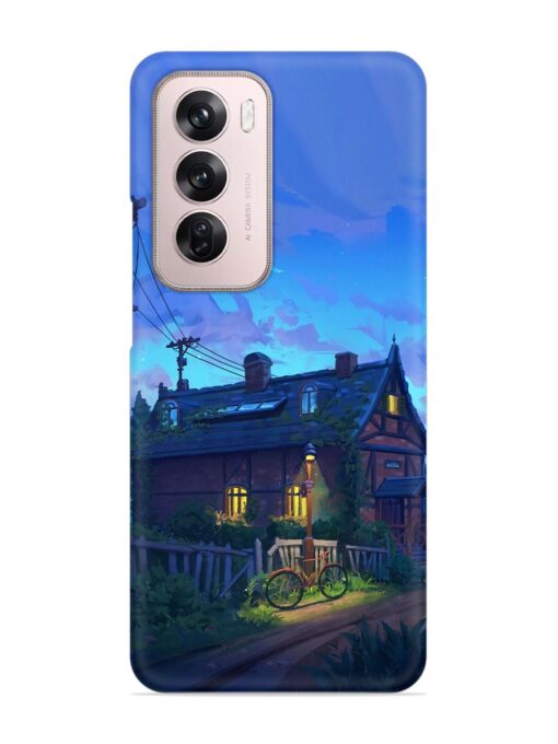 Beautiful Village House Snap Case for Oppo Reno 12 Pro (5G) Zapvi