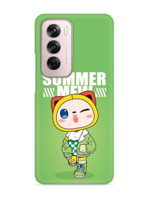 Summer Mew Snap Case for Oppo Reno 12 Pro (5G)