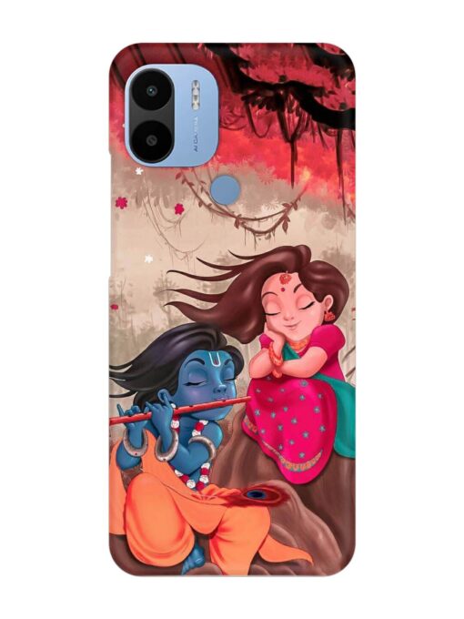 Radhe Krishna Water Art Snap Case for Poco C51