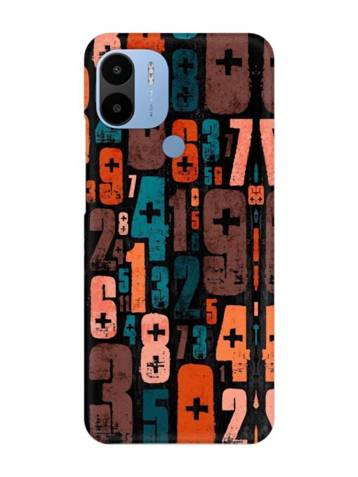 0 To 9 Art Snap Case for Poco C51 Zapvi