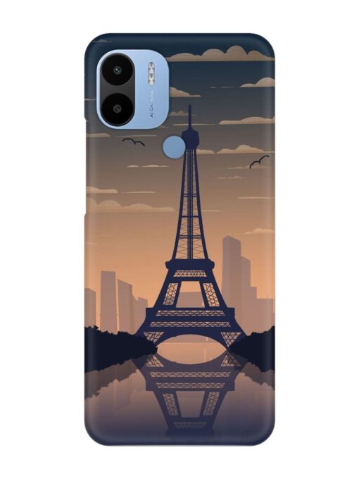 France Paris Eiffel Tower Gradient Snap Case for Poco C51 Zapvi