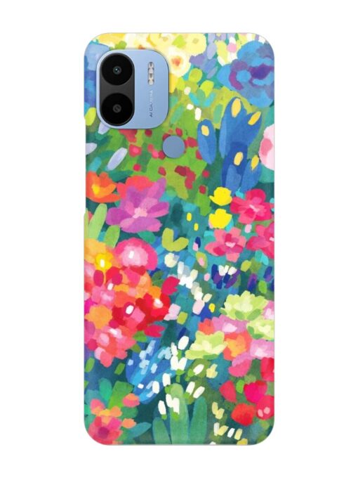 Watercolor Flower Art Snap Case for Poco C51 Zapvi