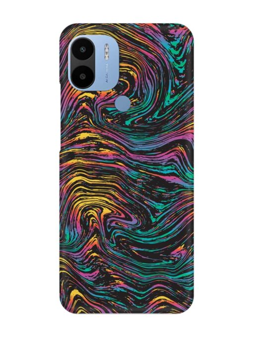 Abstract Liquid Colors Snap Case for Poco C51 Zapvi