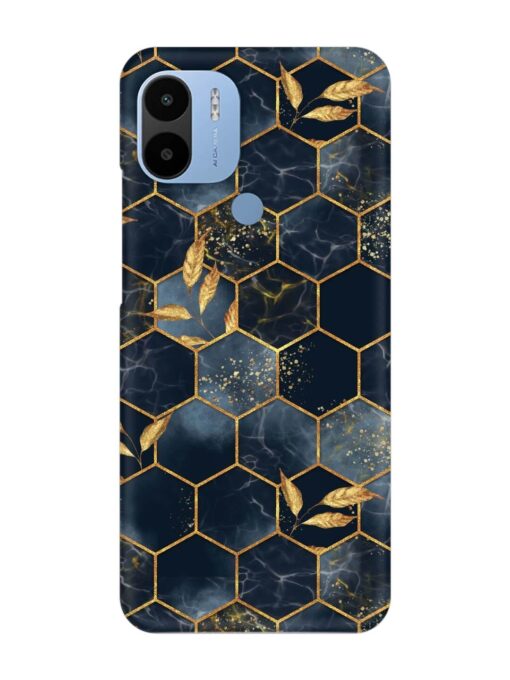 Marble Hexagon Seamless Snap Case for Poco C51