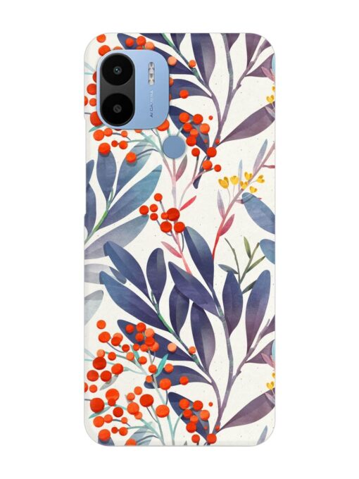 Seamless Floral Pattern Snap Case for Poco C51