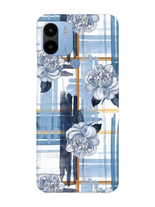 Watercolor Pattern Rose Snap Case for Poco C51 Zapvi