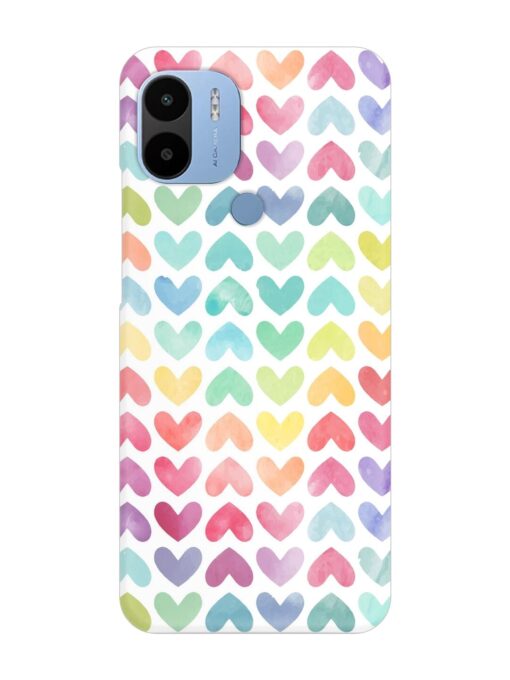 Seamless Colorful Watercolor Snap Case for Poco C51