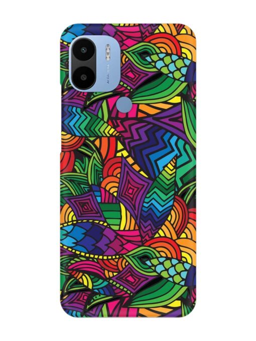 Abstract Multicolor Seamless Snap Case for Poco C51 Zapvi