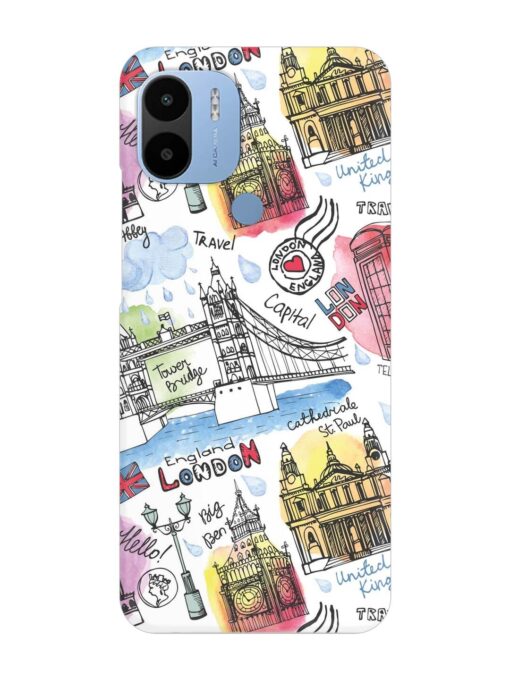 Vector London Landmark Snap Case for Poco C51 Zapvi