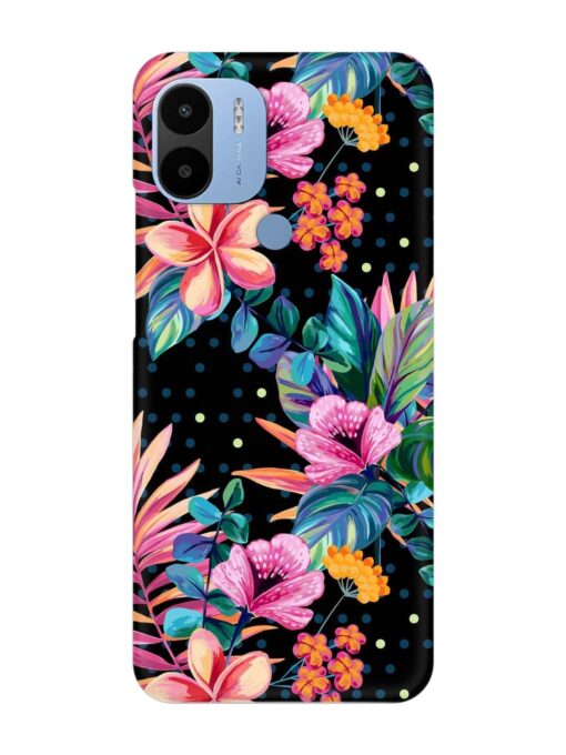 Seamless Floral Pattern Snap Case for Poco C51