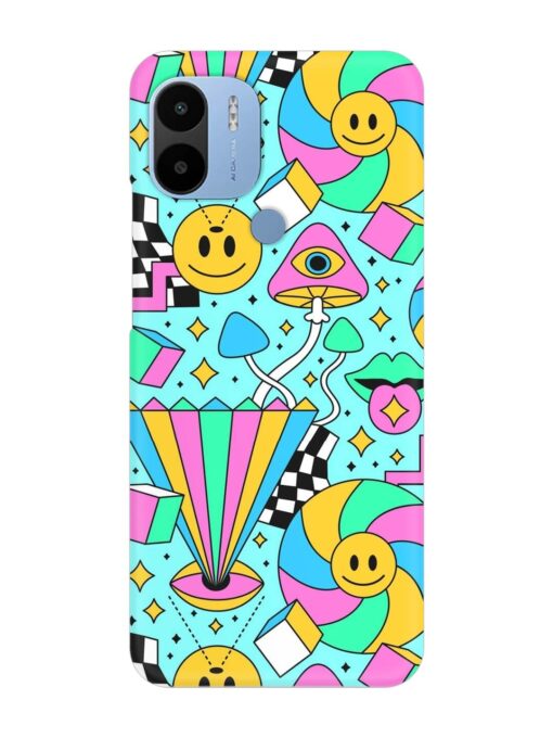 Trippy Rainbow 60S Snap Case for Poco C51