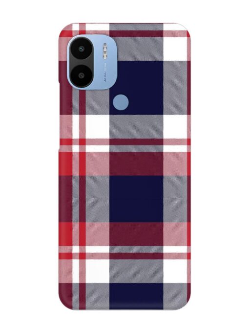 Classic Plaid Tartan Snap Case for Poco C51 Zapvi