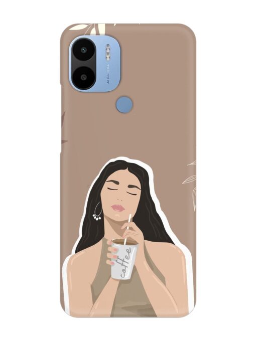 Girl With Coffee Snap Case for Poco C51