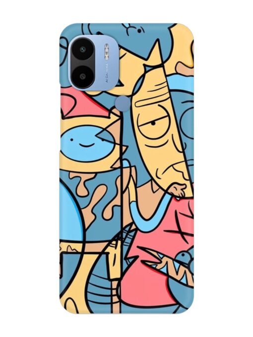 Silly Face Doodle Snap Case for Poco C51