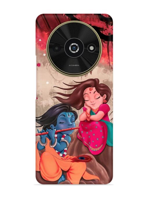 Radhe Krishna Water Art Snap Case for Poco C61