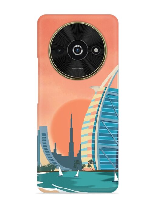 Dubai Architectural Scenery Snap Case for Poco C61