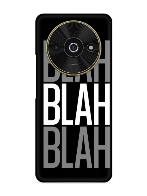 Blah Blah Blah Wallpaper Snap Case for Poco C61