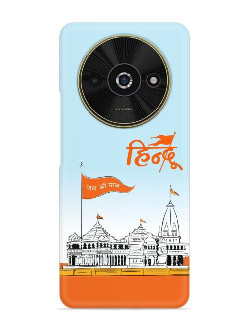 Ram Mandir Hindu Snap Case for Poco C61