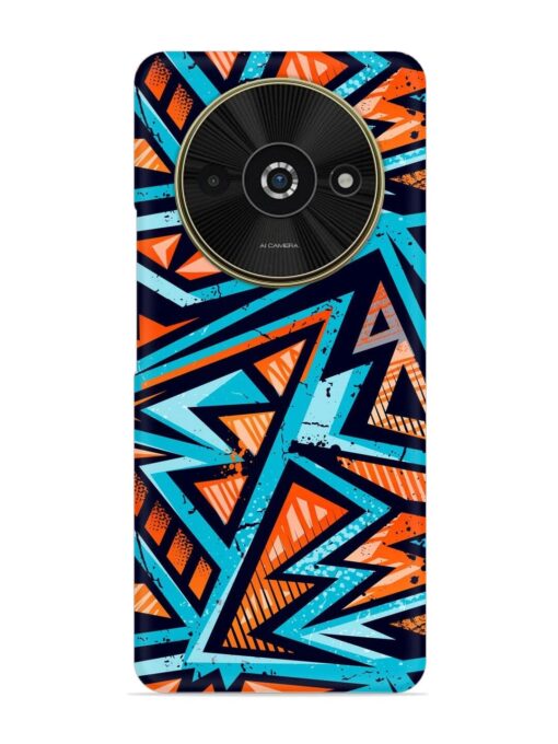 Abstract Seamless Grunge Snap Case for Poco C61