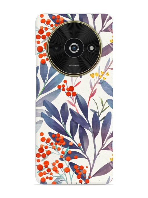 Seamless Floral Pattern Snap Case for Poco C61