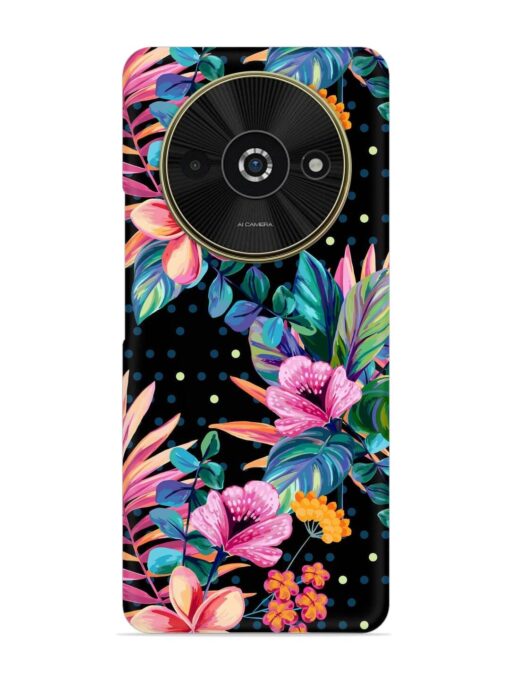 Seamless Floral Pattern Snap Case for Poco C61