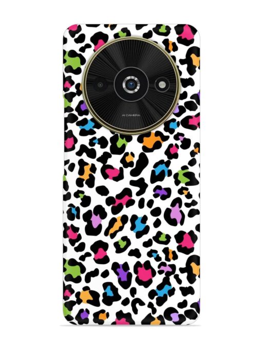 Seamless Leopard Pattern Snap Case for Poco C61