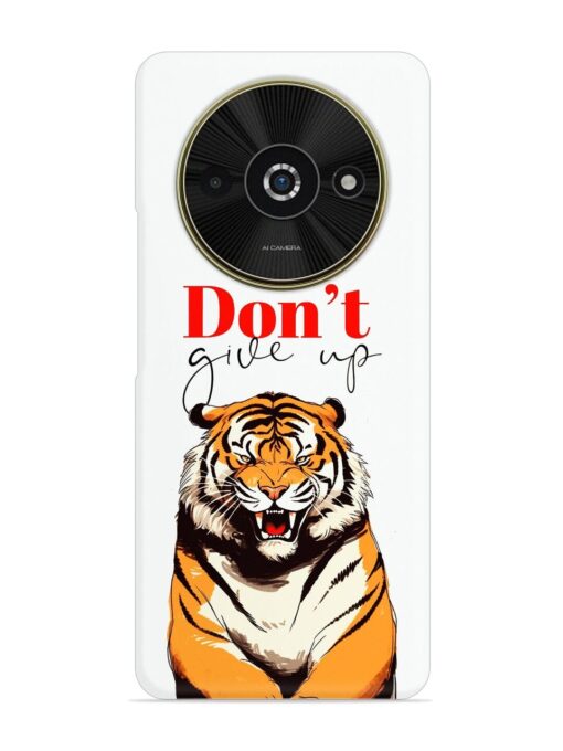 Don'T Give Up Tiger Art Snap Case for Poco C61