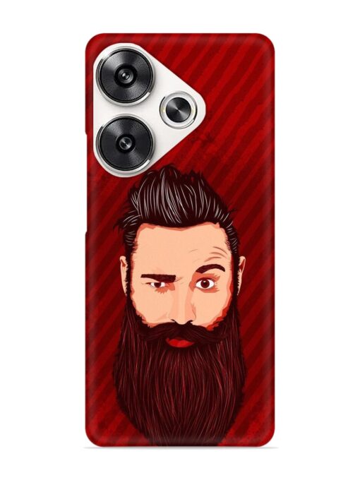 Beardo Man Snap Case for Poco F6 (5G) Zapvi