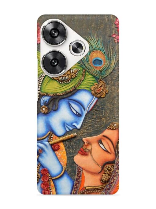 Lord Radha Krishna Flute Art Snap Case for Poco F6 (5G) Zapvi