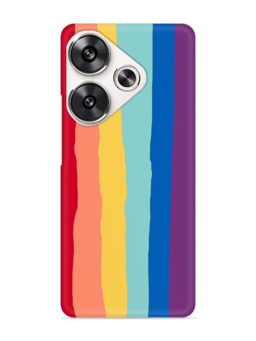 Rainbow Genuine Liquid Snap Case for Poco F6 (5G)