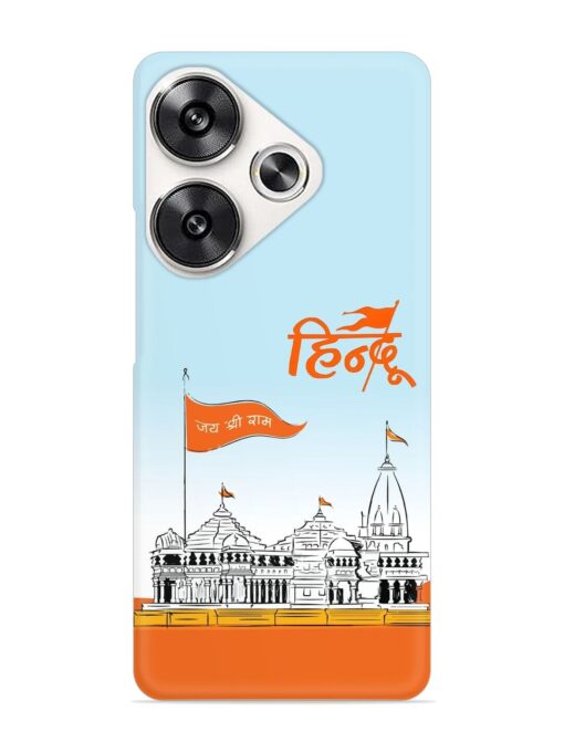 Ram Mandir Hindu Snap Case for Poco F6 (5G)