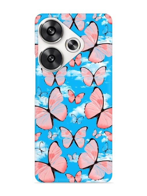 Seamless Pattern Tropical Snap Case for Poco F6 (5G) Zapvi