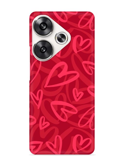 Seamless Romantic Pattern Snap Case for Poco F6 (5G)