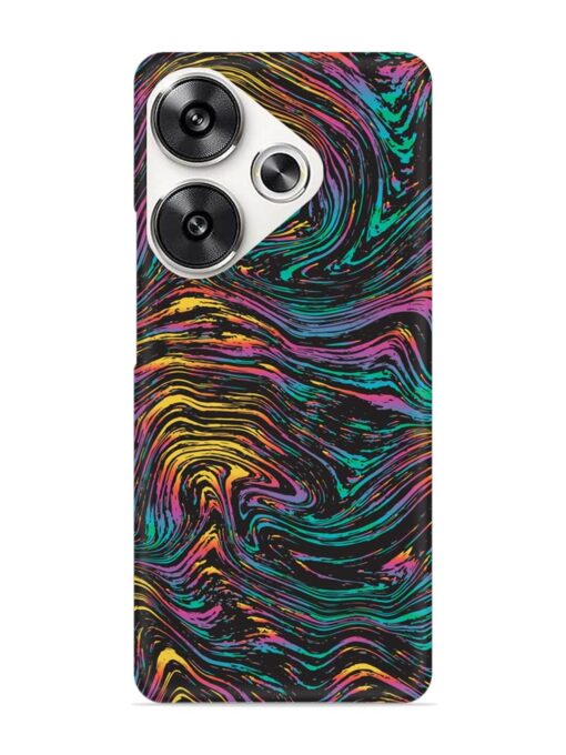 Abstract Liquid Colors Snap Case for Poco F6 (5G) Zapvi