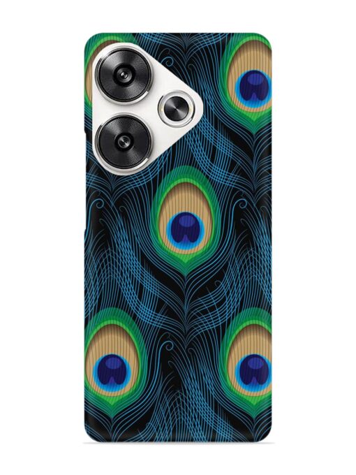 Seamless Pattern Peacock Snap Case for Poco F6 (5G) Zapvi