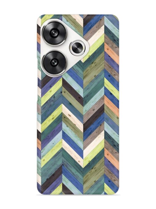 Chevron Random Color Snap Case for Poco F6 (5G) Zapvi