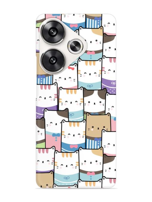 Cute Adorable Cat Snap Case for Poco F6 (5G) Zapvi