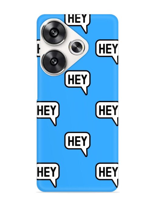 Hey Text Message Snap Case for Poco F6 (5G)