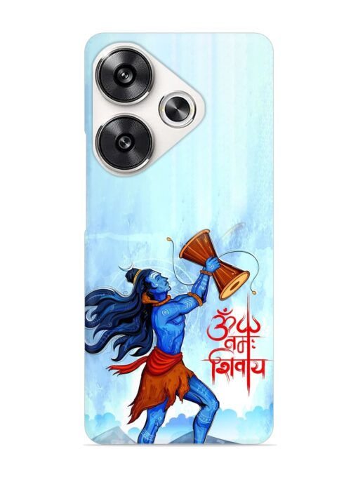 Illustration Lord Shiva Snap Case for Poco F6 (5G)