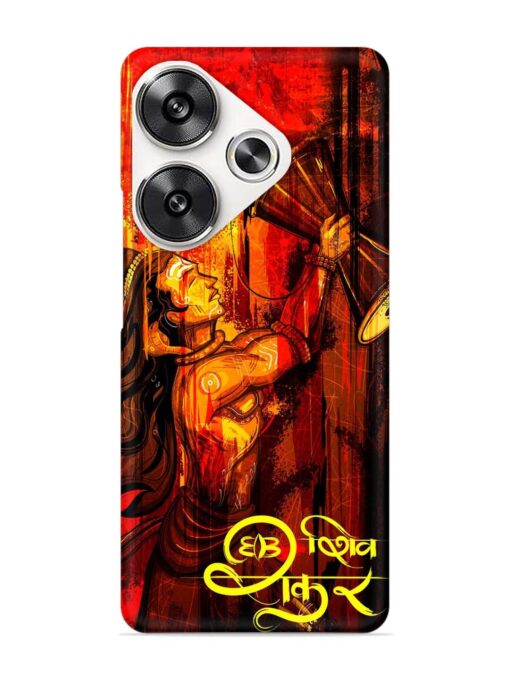 Illustration Lord Shiva Snap Case for Poco F6 (5G)