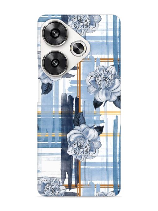 Watercolor Pattern Rose Snap Case for Poco F6 (5G) Zapvi