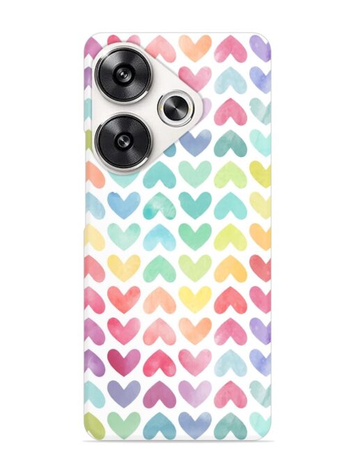 Seamless Colorful Watercolor Snap Case for Poco F6 (5G) Zapvi