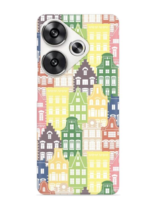 Seamless Shapes Pattern Snap Case for Poco F6 (5G) Zapvi